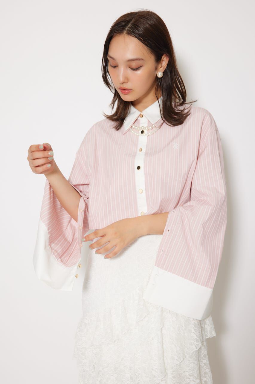 rienda「パールチェーンシャツ」|シャツ・ブラウス|