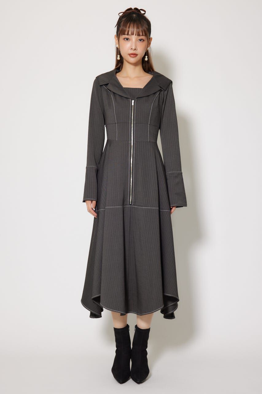 rienda「セーラーディティールフレアワンピース」|ワンピース|