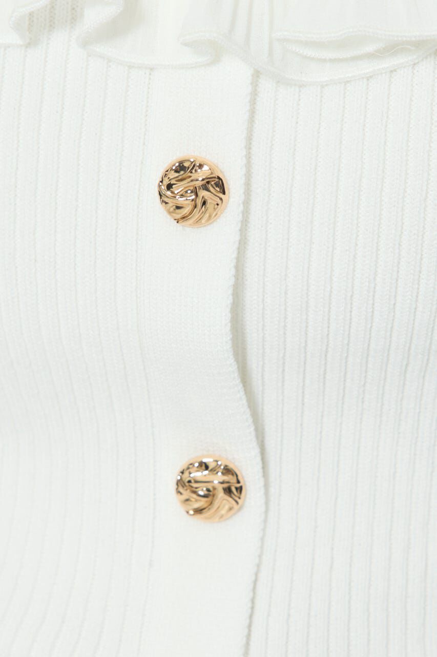 rienda「プリーツレースオフショルニットトップス」|ニット・セーター|