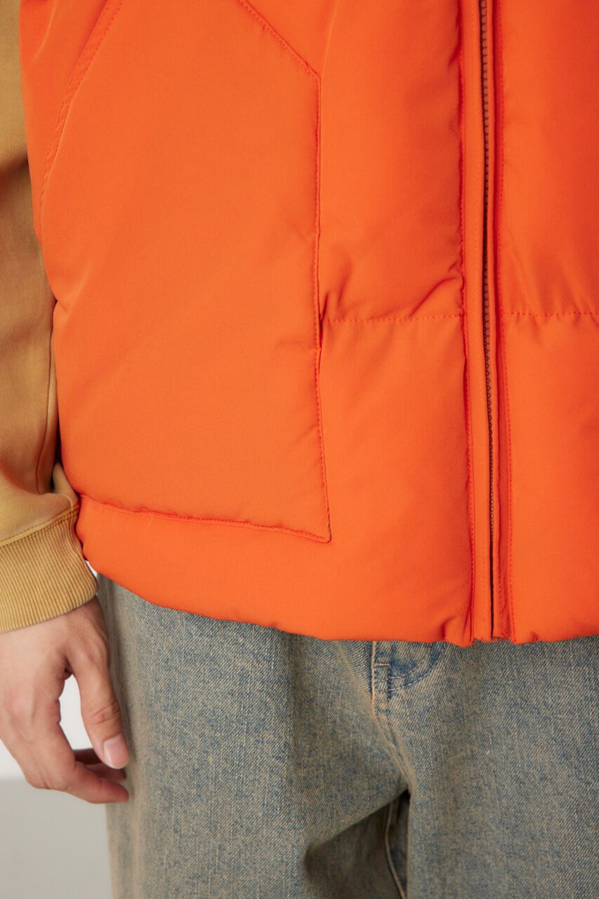 RODEO CROWNS「stand-neck パディングベスト」|ダウンベスト・ベスト|