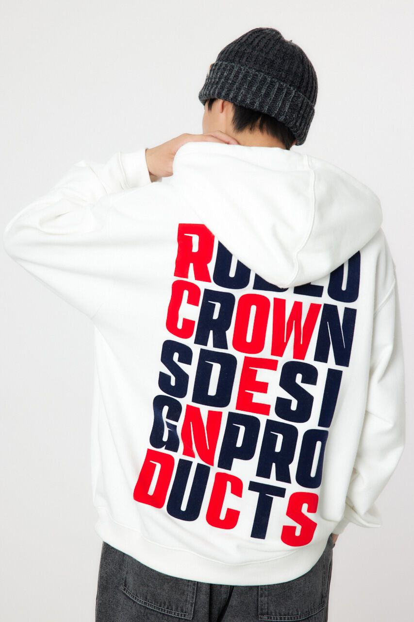 RODEO CROWNS「フロッキーバックロゴパーカー」|パーカー|