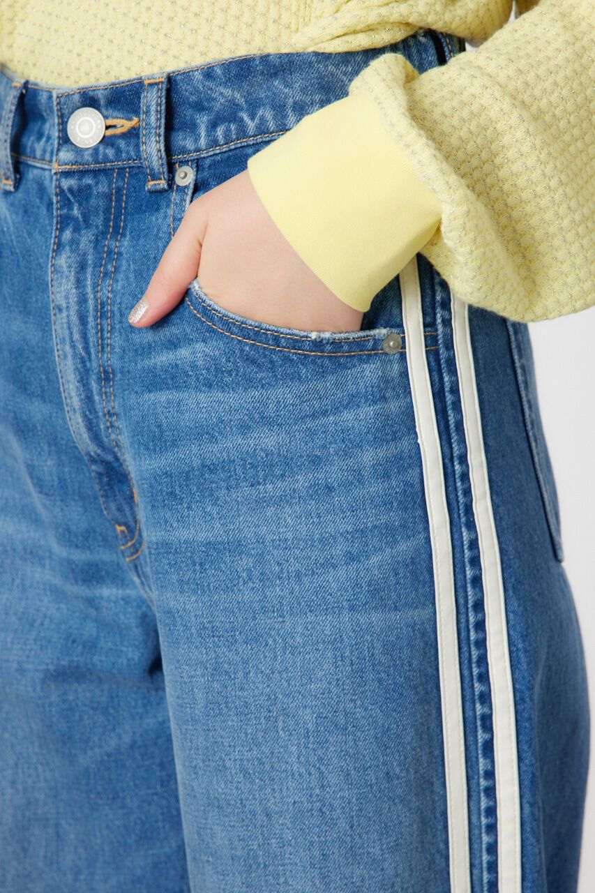 RODEO CROWNS「サイドラインルーズデニム」|デニム|