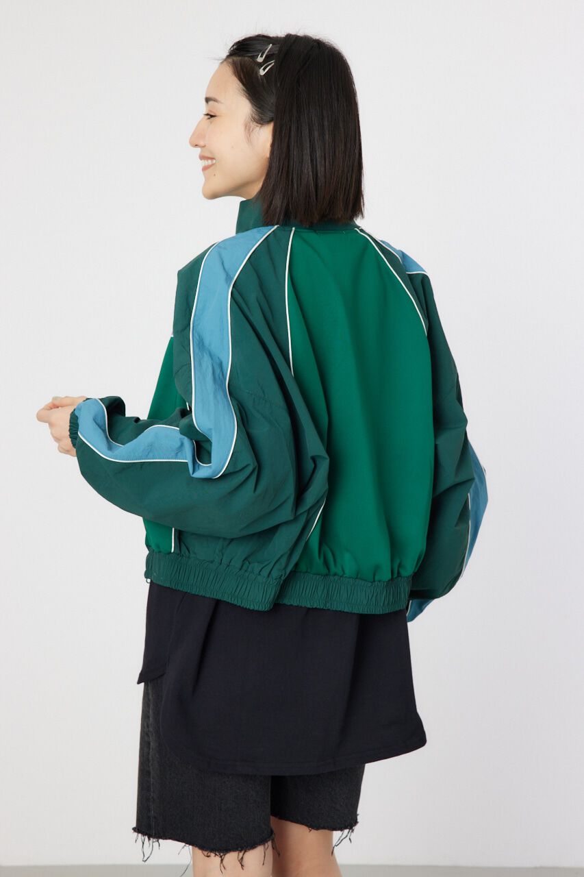 RODEO CROWNS「ナイロン&times;ジャージトラックジャケット」|ブルゾン・スタジャン|