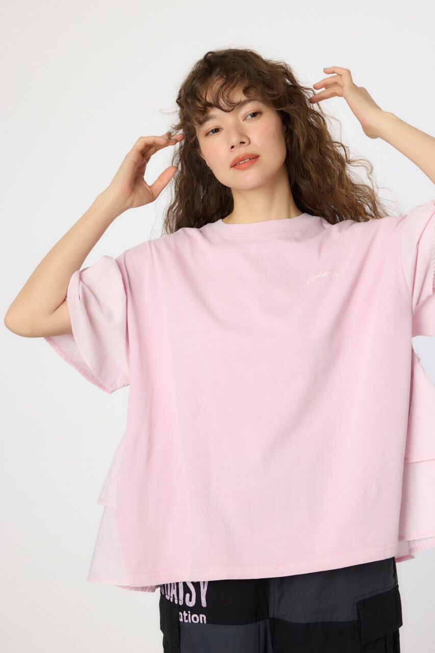 RODEO CROWNS「ピグメントバックフリルトップス」|Tシャツ・カットソー|