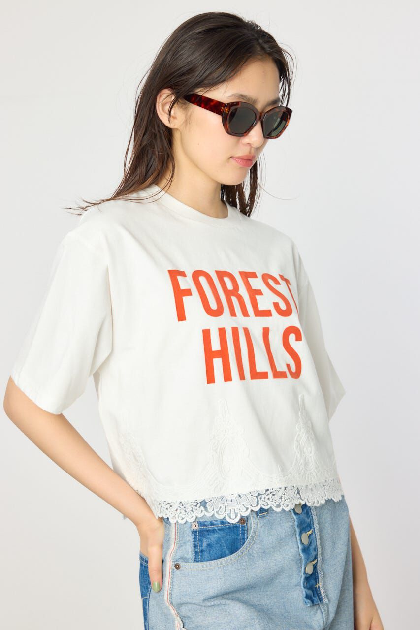 RODEO CROWNS「ヘムレースTシャツ」|Tシャツ・カットソー|O/WHT1