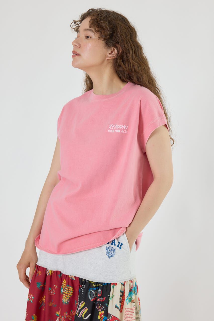 RODEO CROWNS「FADEロゴノースリーブトップス」|ニット・セーター|