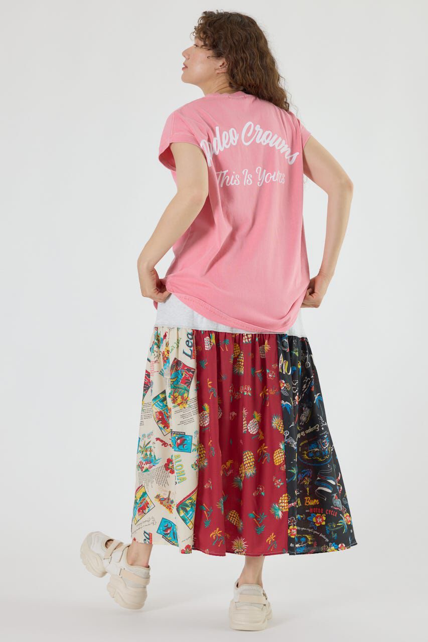 RODEO CROWNS「FADEロゴノースリーブトップス」|ニット・セーター|