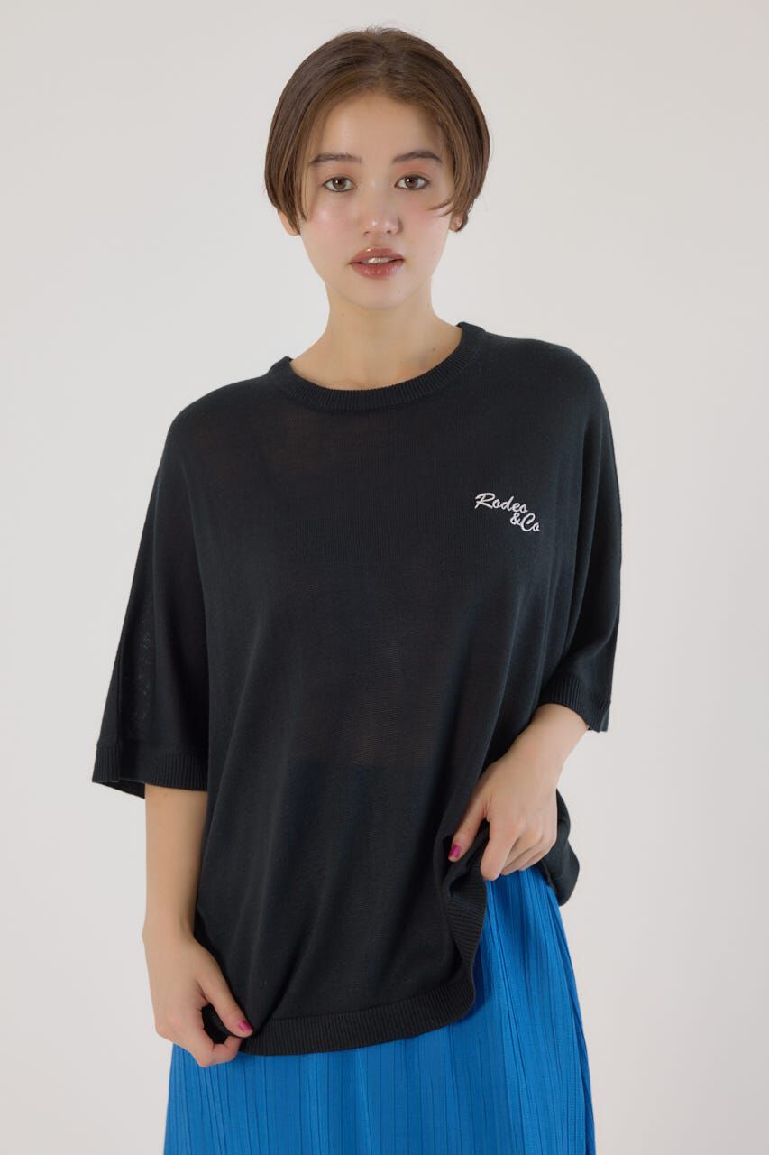 RODEO CROWNS「ルーズドルマンニットトップス」|ニット・セーター|