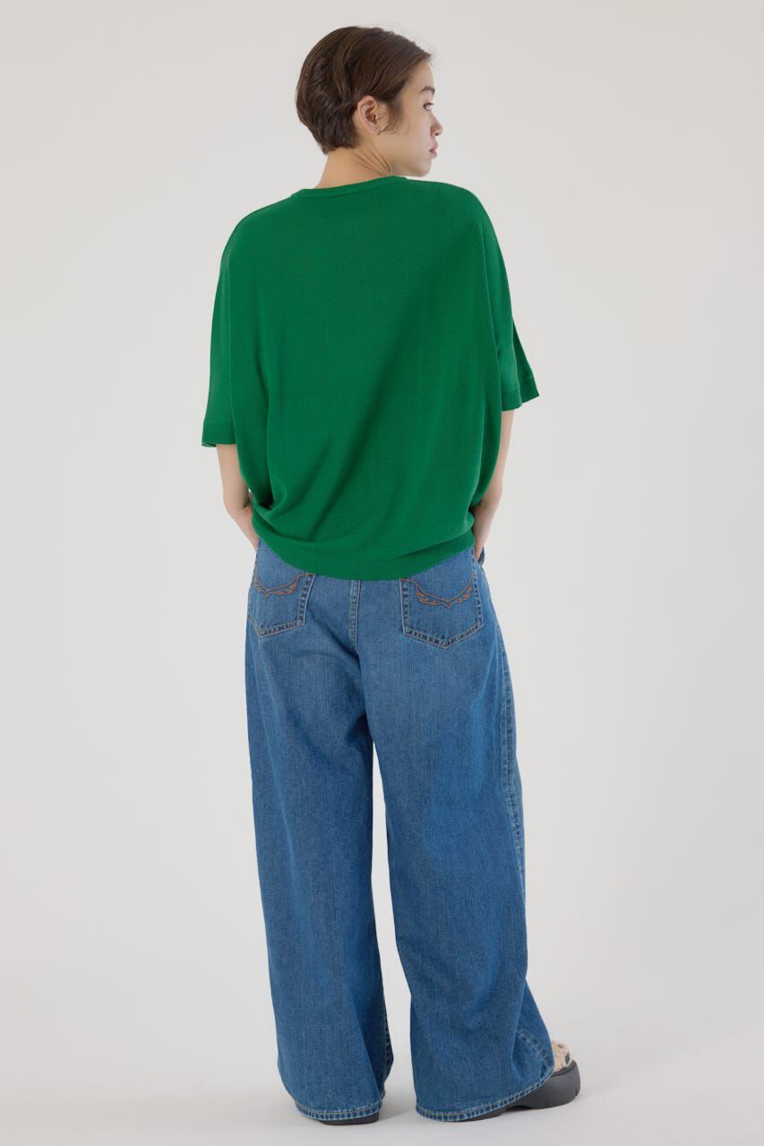 RODEO CROWNS「ルーズドルマンニットトップス」|ニット・セーター|