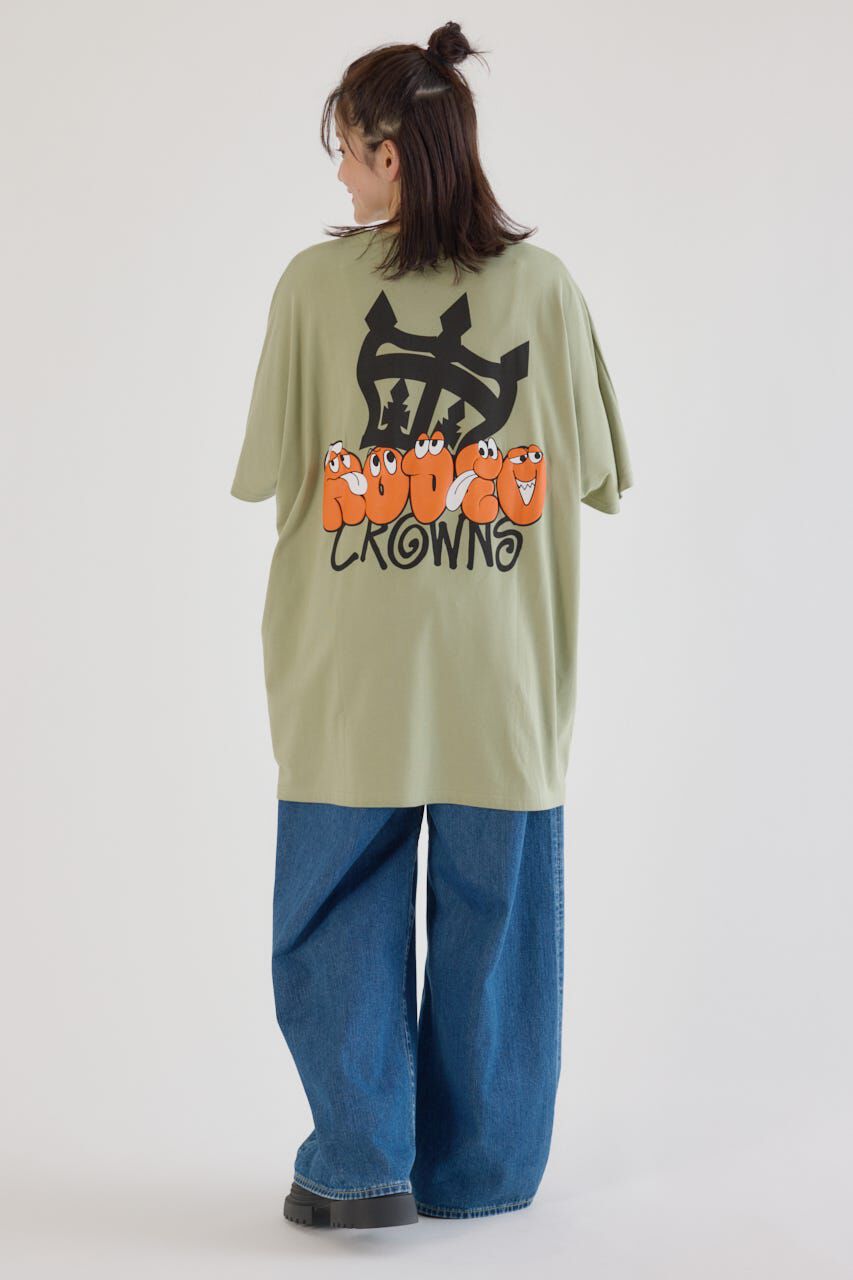 RODEO CROWNS「ストリートFace Logo Tワンピース」|ワンピース|