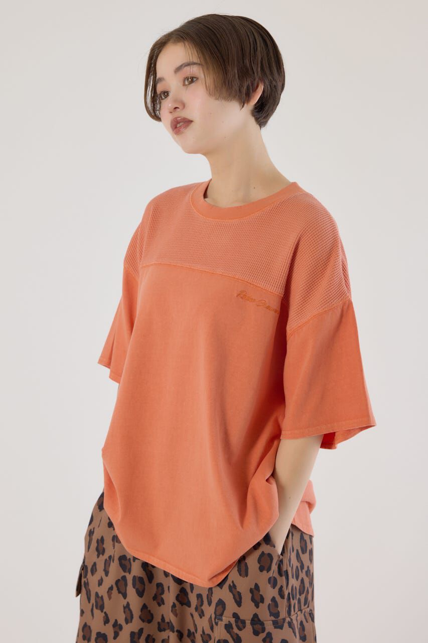 RODEO CROWNS「ワッフルコンビカットトップス」|Tシャツ・カットソー|