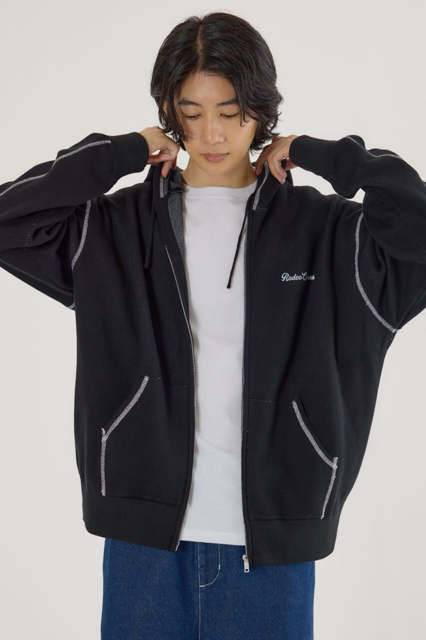 RODEO CROWNS「スウェットライクロゴZIPパーカー」|パーカー|