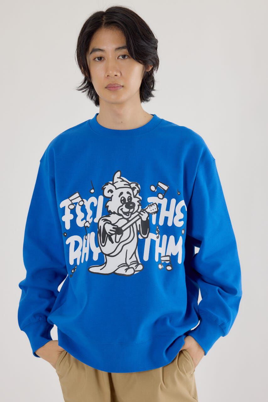 RODEO CROWNS「saint baer スウェット」|パーカー|BLU