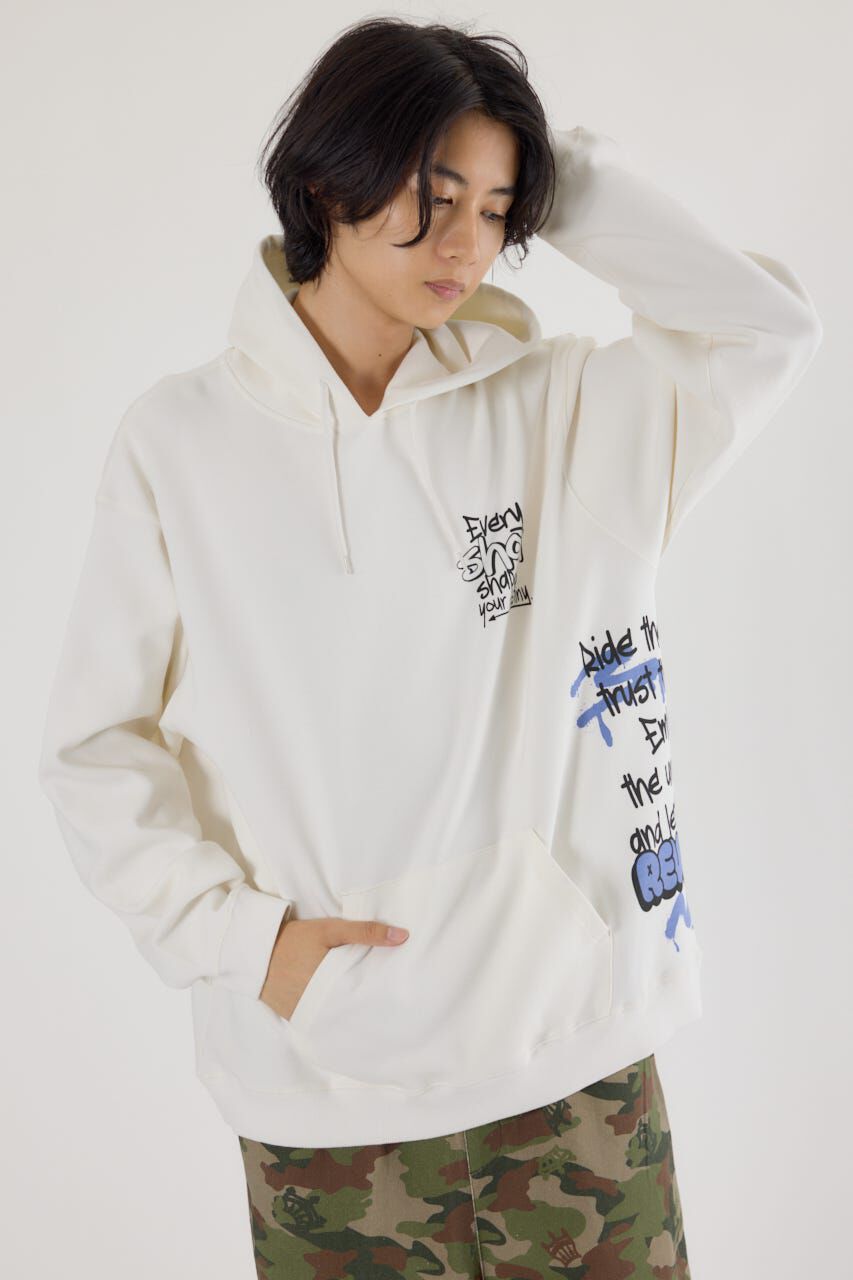 RODEO CROWNS「Vibarantフーディー」|パーカー|O/WHT1