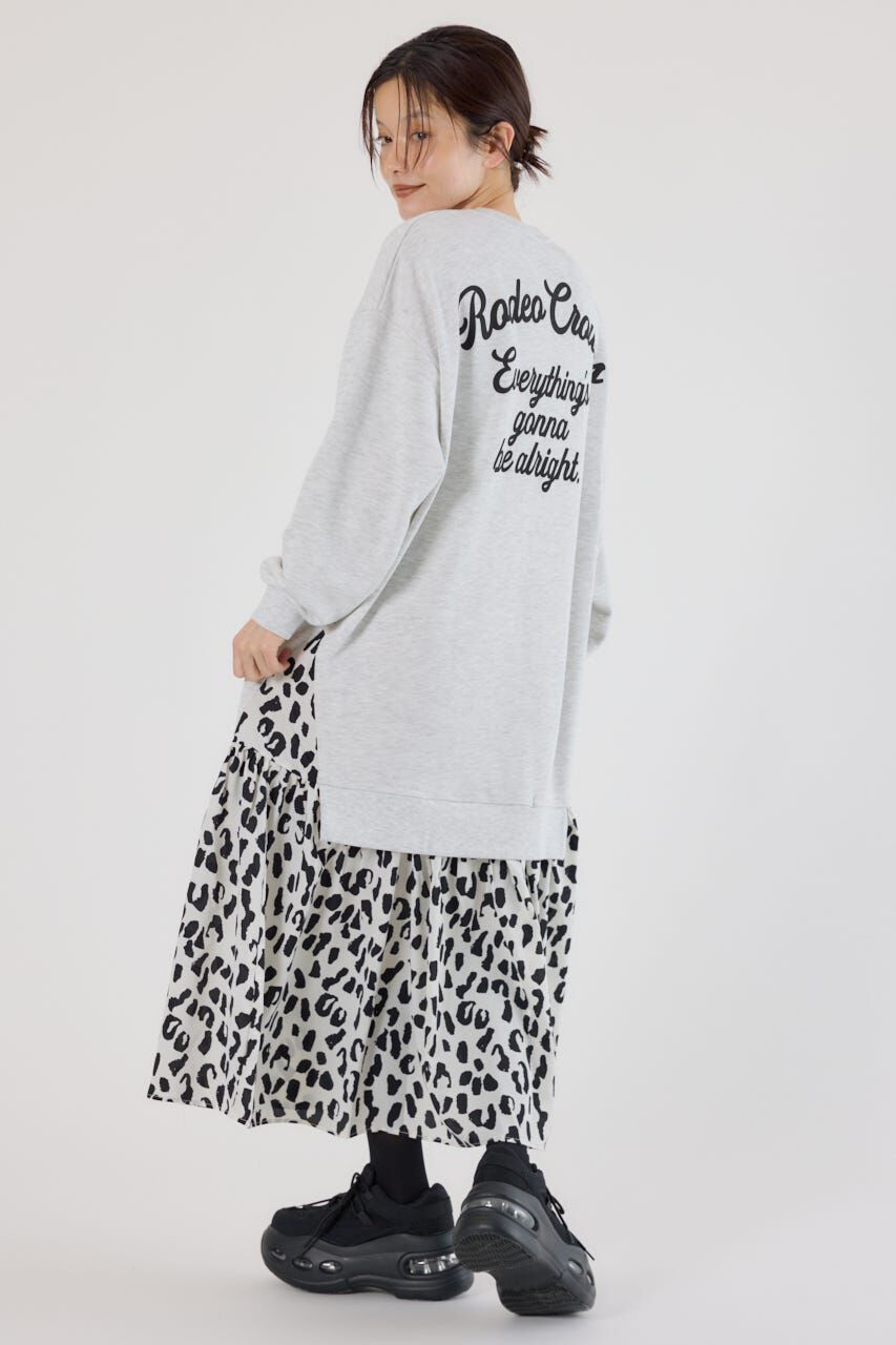 RODEO CROWNS「アニマルパターンドッキングワンピース」|ワンピース|