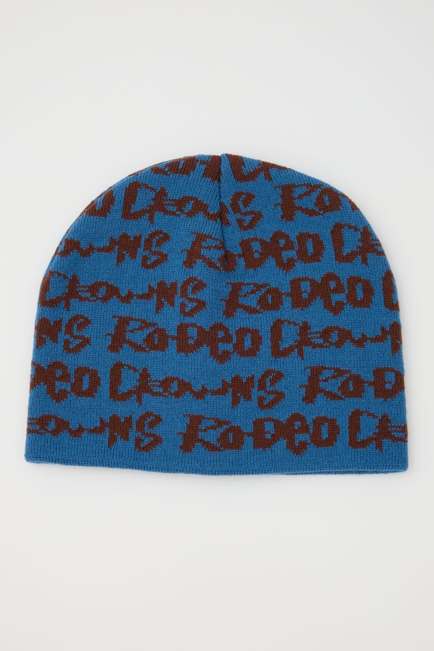 RODEO CROWNS「ソウガラロゴニットビーニー」|その他|柄BLU5