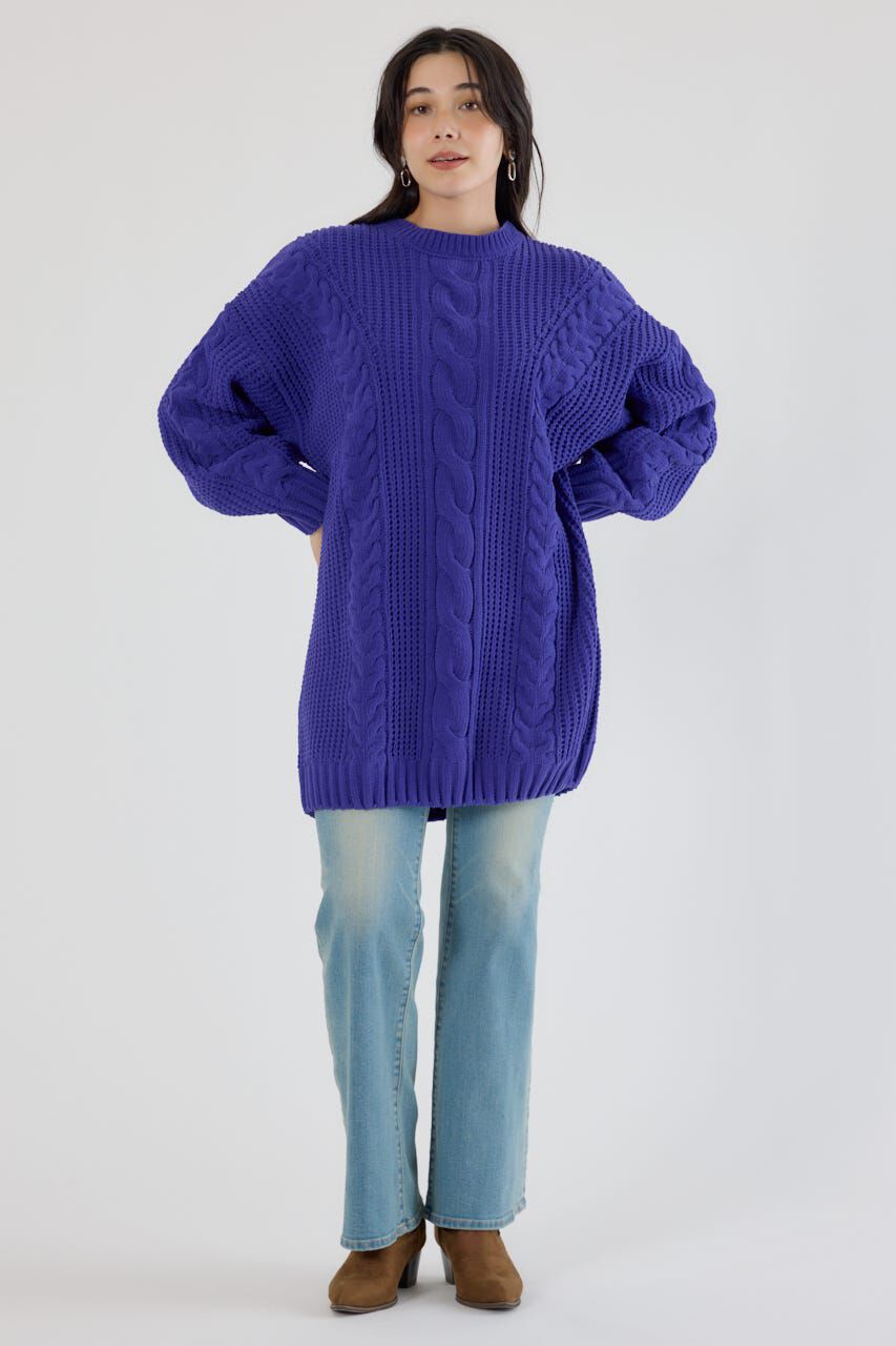 RODEO CROWNS「ケーブルモールニットワンピース」|ワンピース|