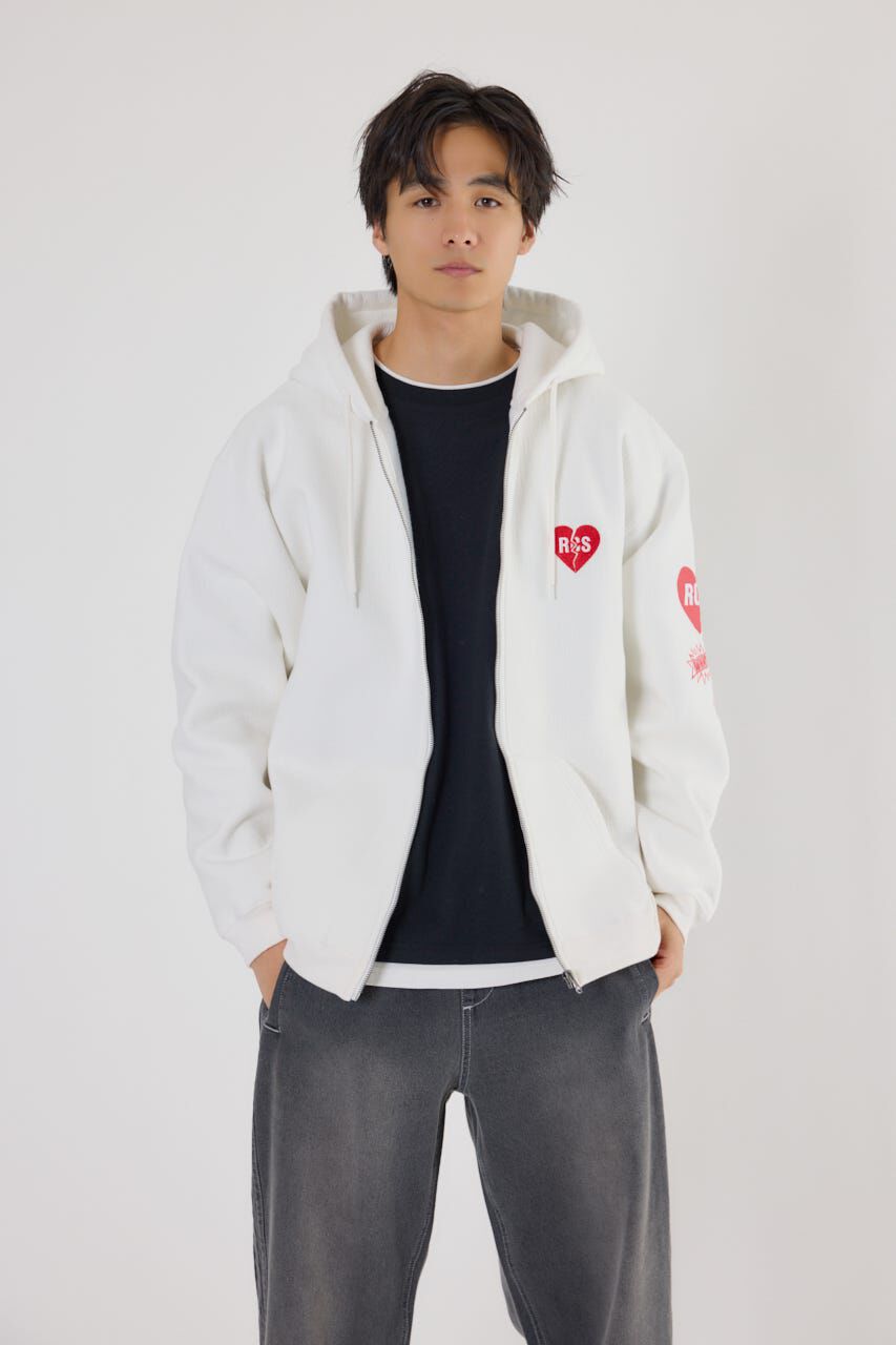 RODEO CROWNS「ハートブレイクZIPパーカー」|パーカー|