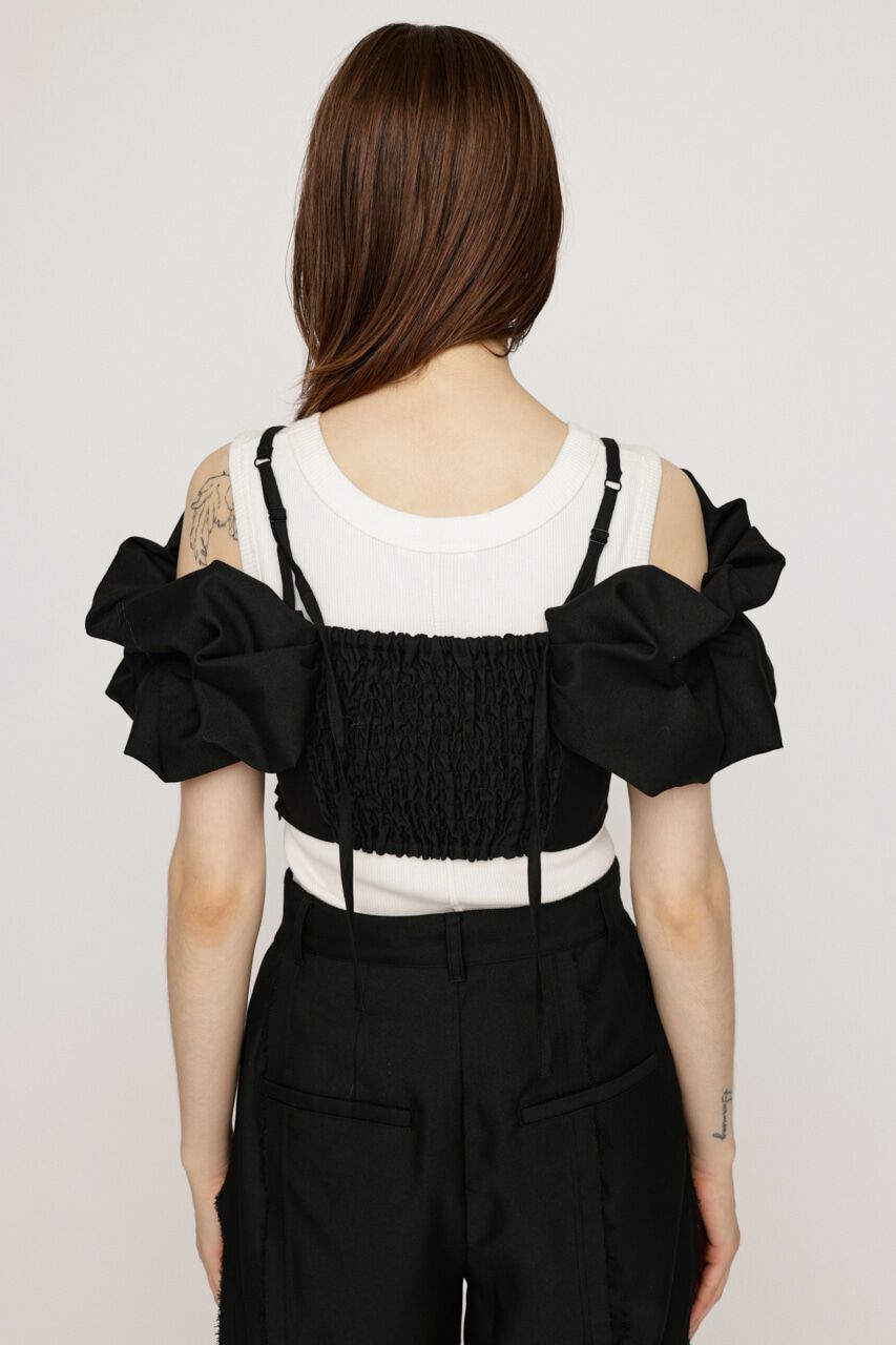 SLY「BALLON SLEEVE CAMI BUSTIER」|キャミソール|