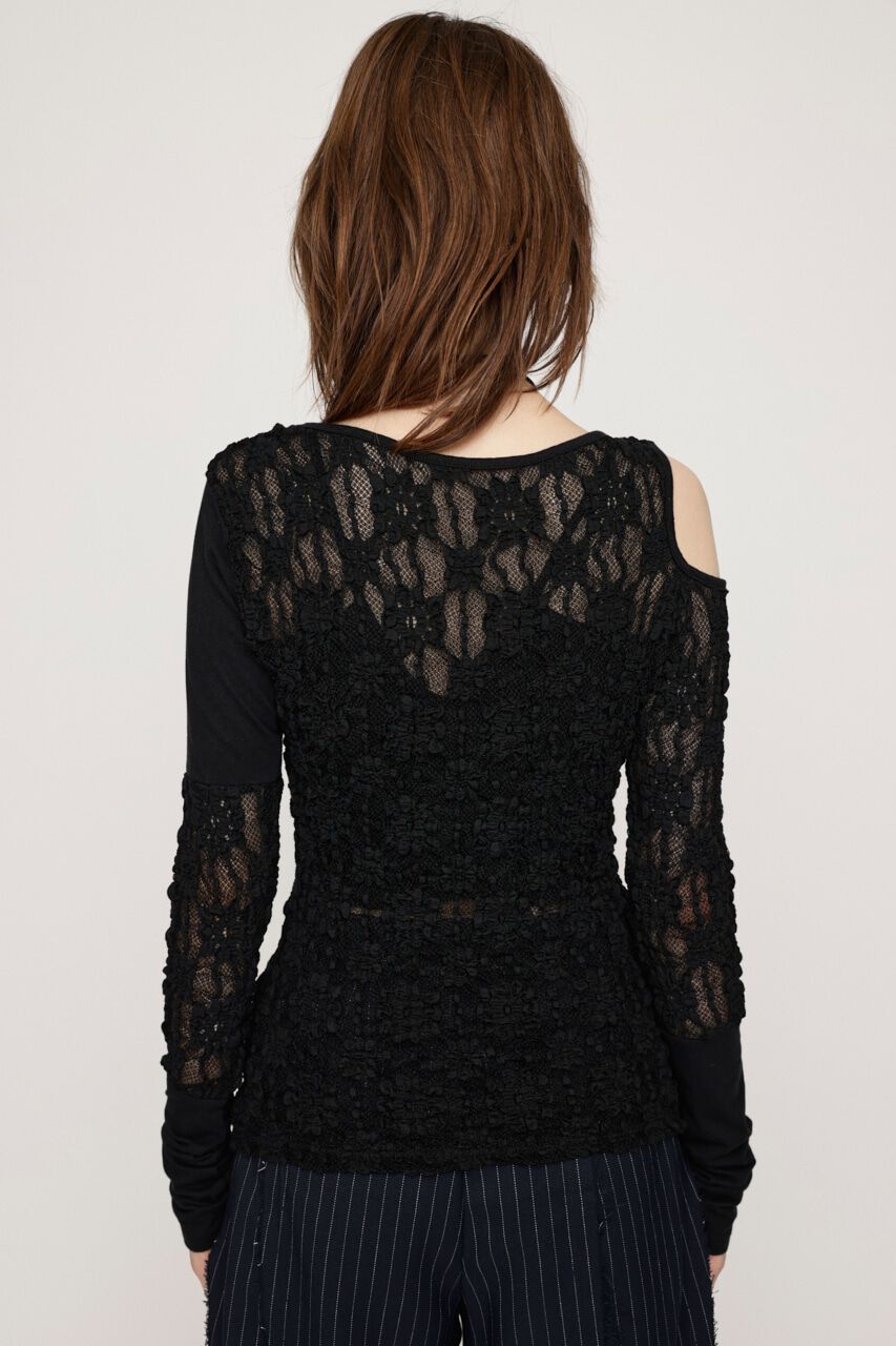 SLY「HOLE LACE トップス」|Tシャツ・カットソー|
