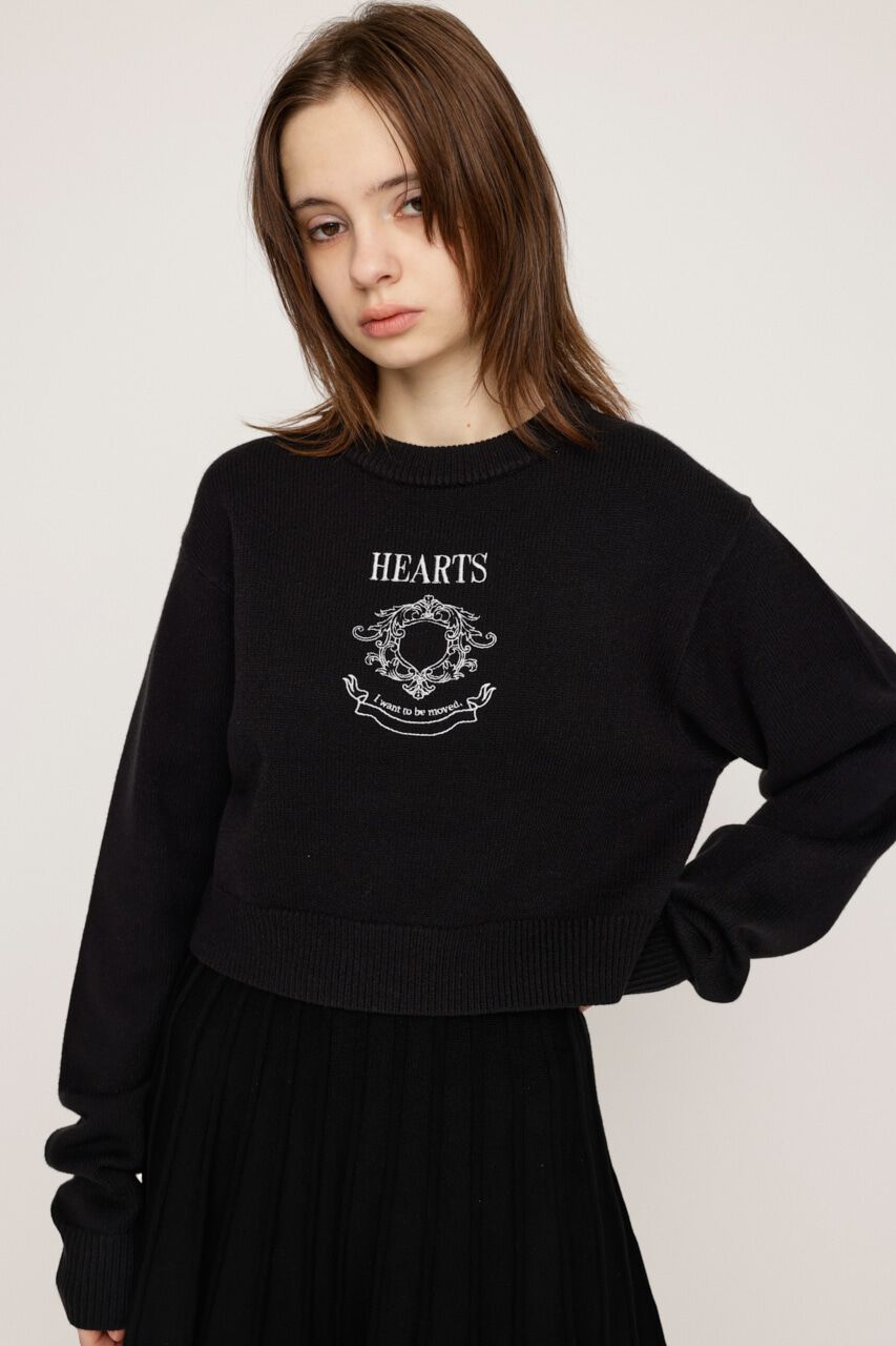 SLY「MOTIF LOGO KNIT トップス」|ニット・セーター|