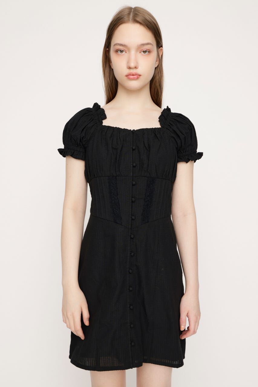 SLY「GATHER RIBBON ショートワンピース」|ワンピース|