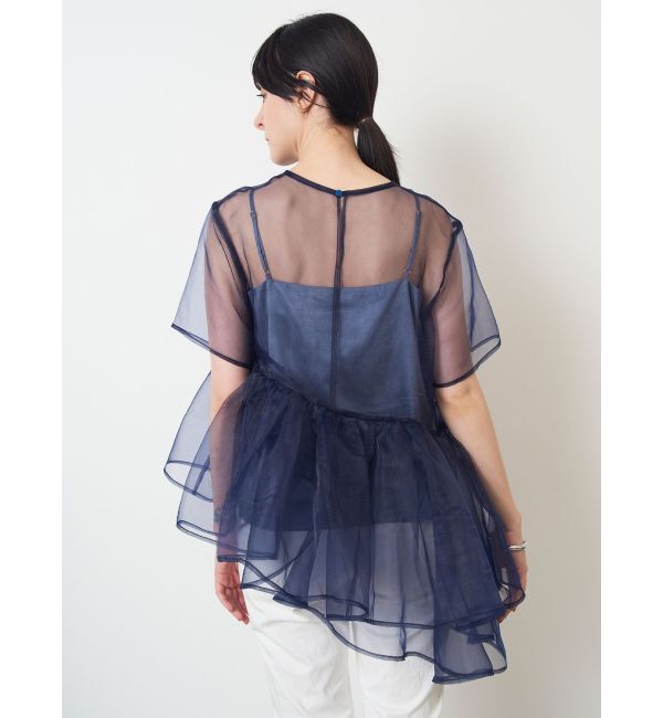 ELENDEEK「【yuumi&times;ELENDEEK】CAMI SET ASYMMETRY BL」|シャツ・ブラウス|