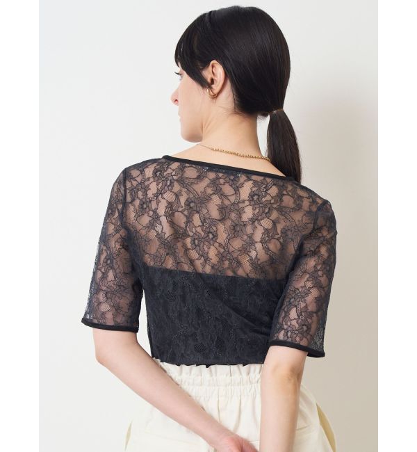 ELENDEEK「【yuumi&times;ELENDEEK】LACE TRIM CS」|Tシャツ・カットソー|