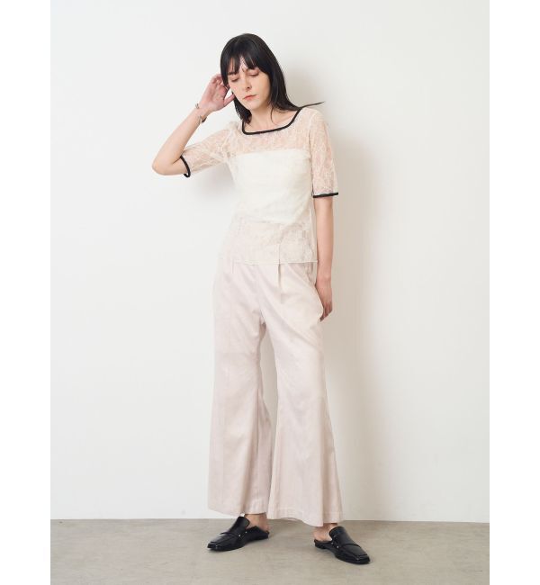 ELENDEEK「【yuumi&times;ELENDEEK】LACE TRIM CS」|Tシャツ・カットソー|