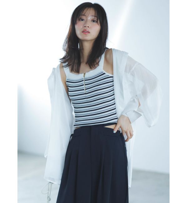 dazzlin「オーバーイレヘムシャツ」|シャツ・ブラウス|