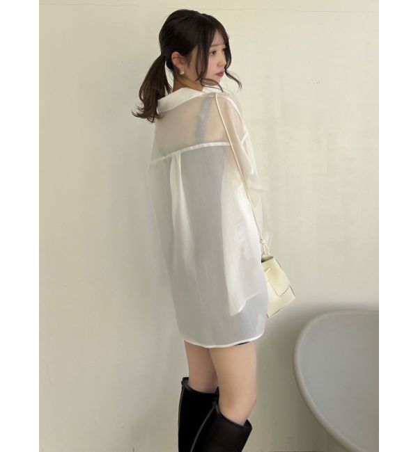 dazzlin「オーバーイレヘムシャツ」|シャツ・ブラウス|