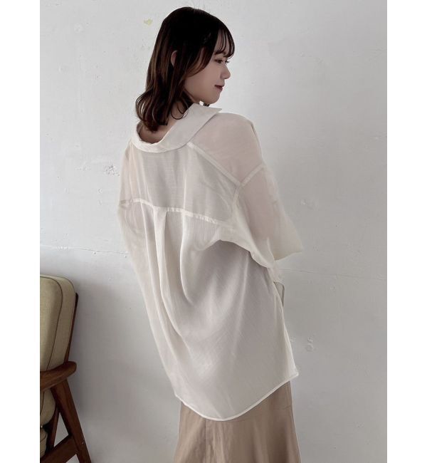 dazzlin「オーバーイレヘムシャツ」|シャツ・ブラウス|