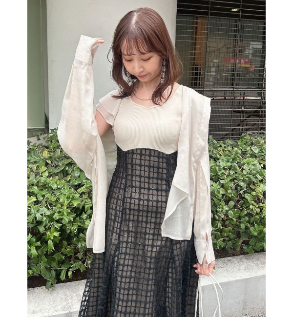 dazzlin「オーバーイレヘムシャツ」|シャツ・ブラウス|