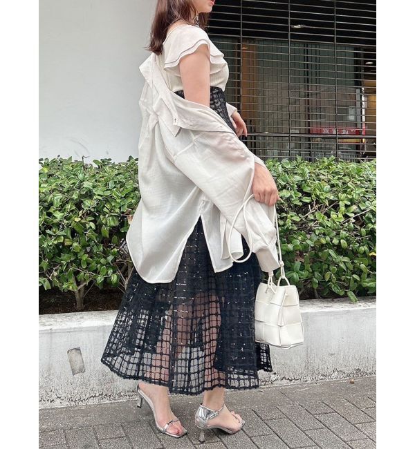 dazzlin「オーバーイレヘムシャツ」|シャツ・ブラウス|