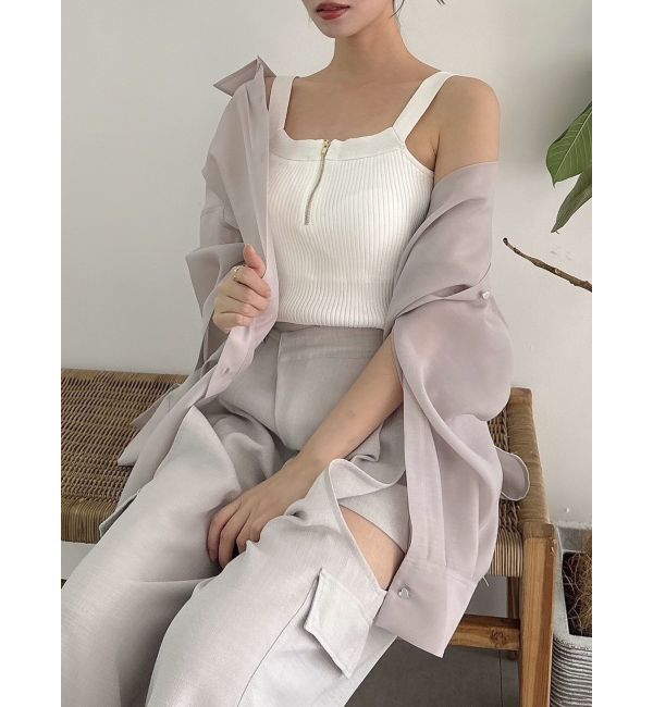 dazzlin「オーバーイレヘムシャツ」|シャツ・ブラウス|