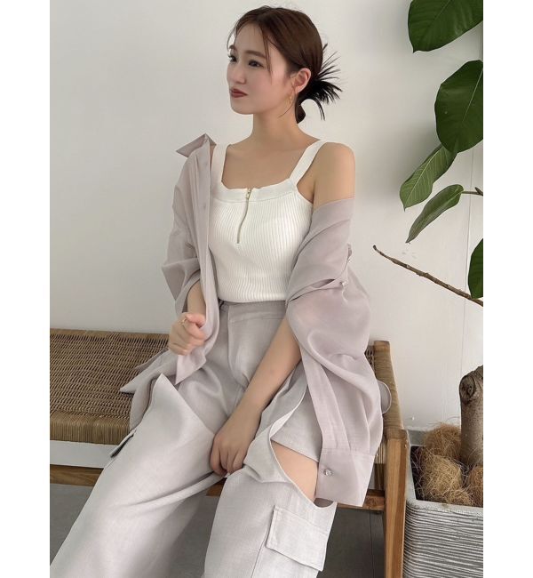 dazzlin「オーバーイレヘムシャツ」|シャツ・ブラウス|