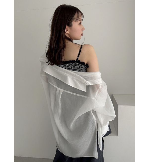 dazzlin「オーバーイレヘムシャツ」|シャツ・ブラウス|