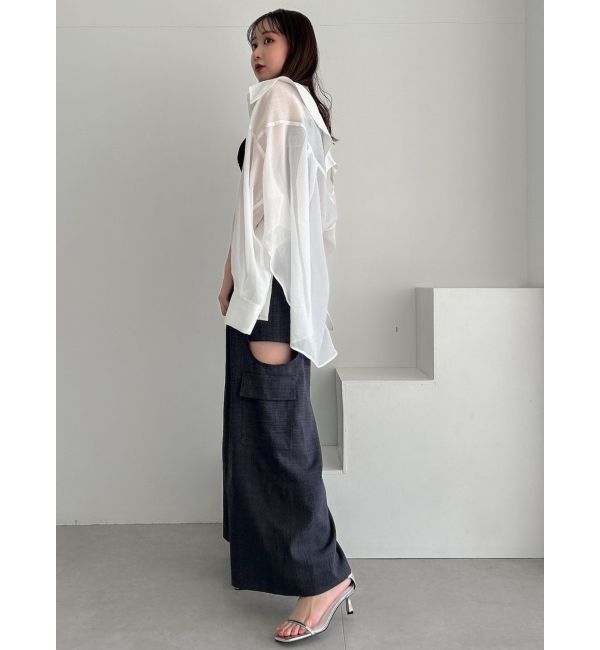 dazzlin「オーバーイレヘムシャツ」|シャツ・ブラウス|