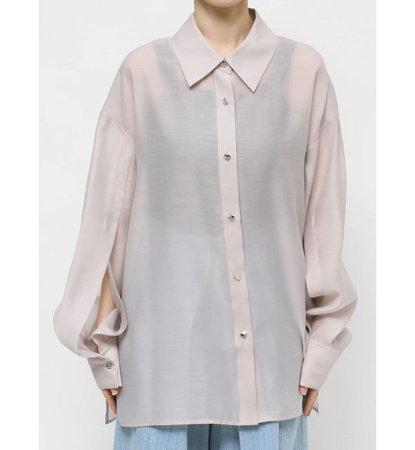 dazzlin「オーバーイレヘムシャツ」|シャツ・ブラウス|