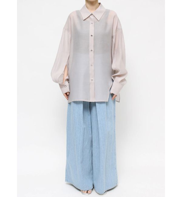 dazzlin「オーバーイレヘムシャツ」|シャツ・ブラウス|