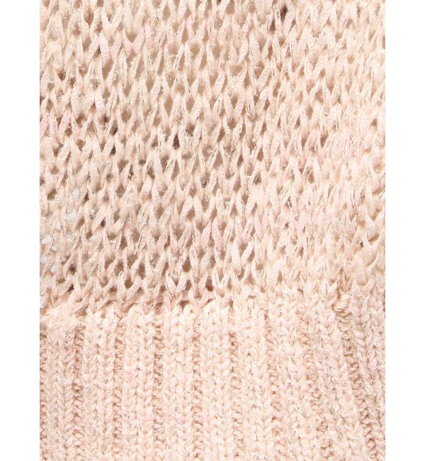 MERCURYDUO「透かし編みラメ混ボレロカーディガン」|カーディガン|