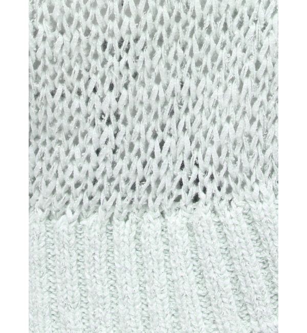 MERCURYDUO「透かし編みラメ混ボレロカーディガン」|カーディガン|