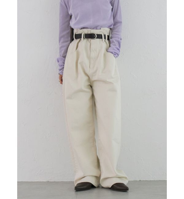 Ungrid「ウエストデザインルーズデニム」|デニム|