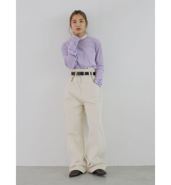 Ungrid「ウエストデザインルーズデニム」|デニム|