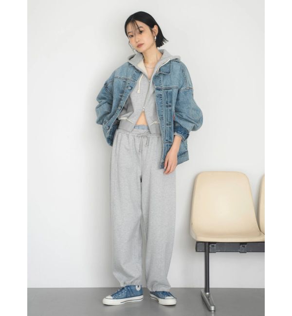 Ungrid「ルーズシルエットデニムジャケット」|ブルゾン・スタジャン|