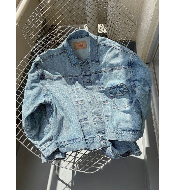 Ungrid「ルーズシルエットデニムジャケット」|ブルゾン・スタジャン|