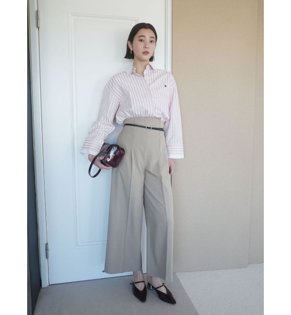 LAGUNAMOON「バイカラーベルトパンツ」|その他|