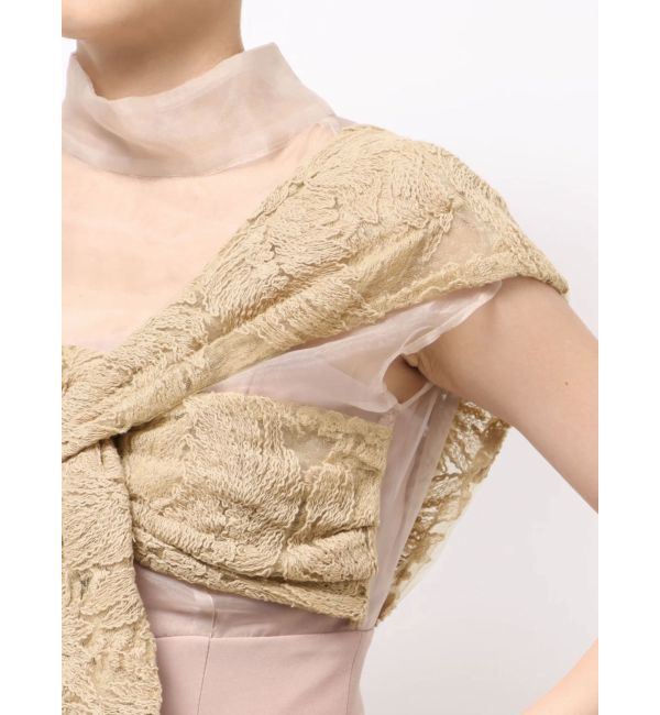 LAGUNAMOON「LADYエンブロイダリーツイストパンツドレス」|ドレス|