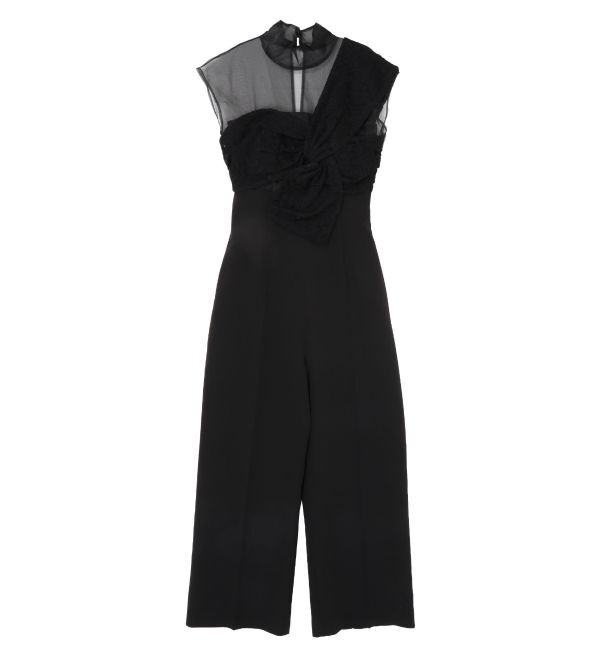 LAGUNAMOON「LADYエンブロイダリーツイストパンツドレス」|ドレス|