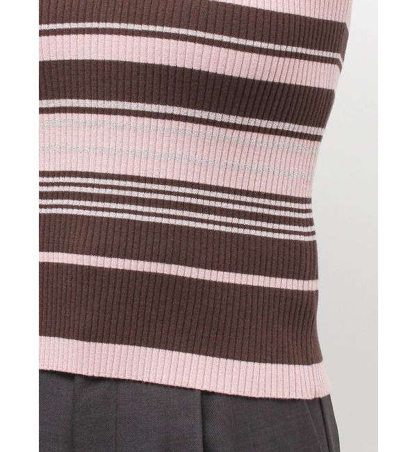 LAGUNAMOON「シャツカラーノースリニットプルオーバー」|ニット・セーター|